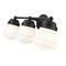 Z-Lite Vaughn 3 Light Vanity, Matte Black & Matte Opal 735-3V-MB - alternate 2